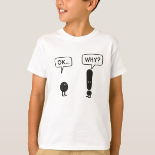 T-shirt drôle pour enfants – “OK… POURQUOI?” Dessi