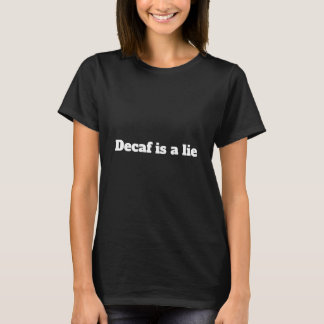 T-shirt drôle pour femmes amateur de café 'Le déca