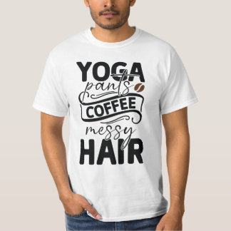 T-shirt drôle pour femmes avec pantalon de yoga, c