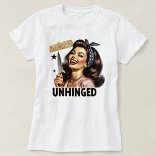 T-shirt drôle pour fille rétro – complètement déja