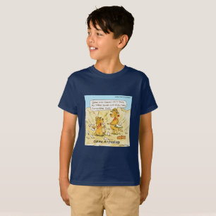 T-shirt drôle pour garçons dessins animés Canine A