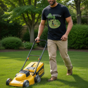 T-shirt drôle pour homme "Grass Master" pour la to