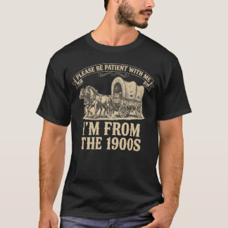 T-shirt drôle pour hommes Je suis des années 1900