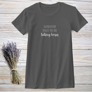 T-shirt drôle pour initié Cheval Lover