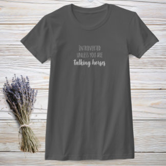 T-shirt drôle pour initié Cheval Lover