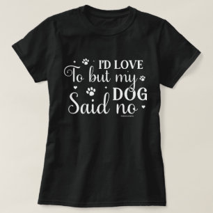 T-shirt drôle pour les amoureux de chiens - Mon ch