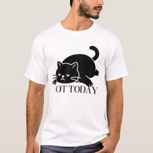 T-shirt drôle pour les amoureux des chats Pas aujo