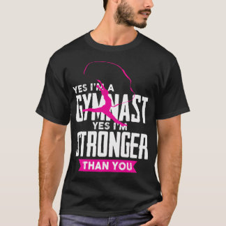T-shirt Drôle pour les filles de gymnastique sportive