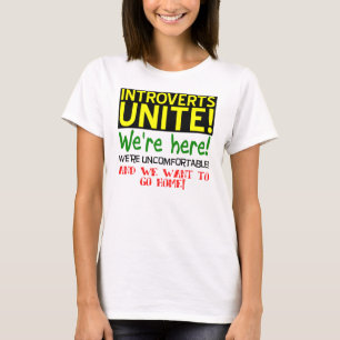 T-shirt drôle pour les introvertis unis