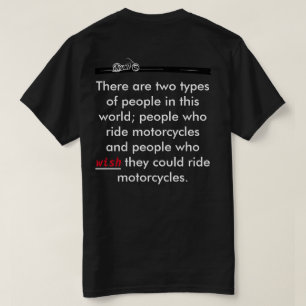 T-shirt drôle pour motard