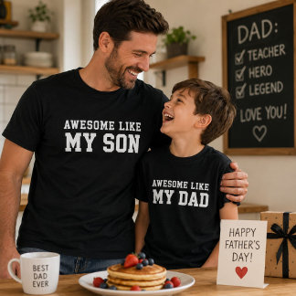 T-shirt drôle pour papa : Génial comme mon fils, u