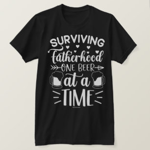 T-shirt drôle pour papa – Survivre à la paternité