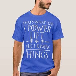 T-shirt Drôle Powerlifting T's Cadfts