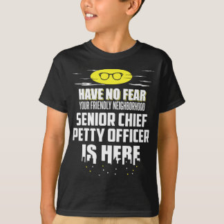 T-shirt Drôle Premier Premier Maître N'A Pas Peur