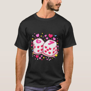 T-shirt Drôle Prépa 67 Saint Valentin Six Sept Dés 6 7 Fem