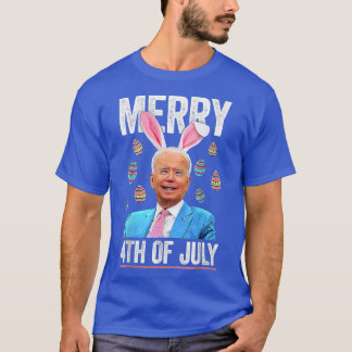 T-shirt Drôle Président Bunny 4 juillet Joyeux Jour de Pâq
