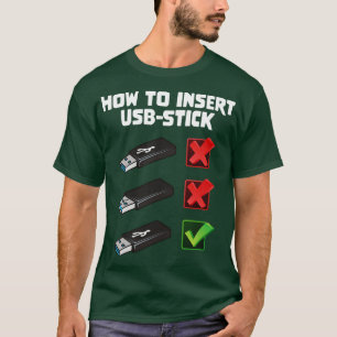 T-shirt Drôle Programateur Joke Ordinateur Nerd Comment In