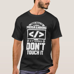 T-shirt Drôle programmeur programmeur Coder Cadeau Cadeau