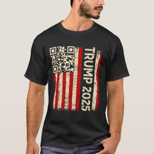 T-shirt Drôle Qr Donald Trump Dancing 4745 Code Vidéo