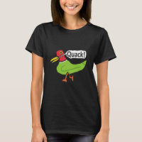 Drôle Quacking de canard