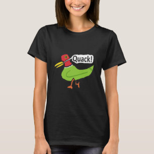 T-shirt Drôle Quacking de canard