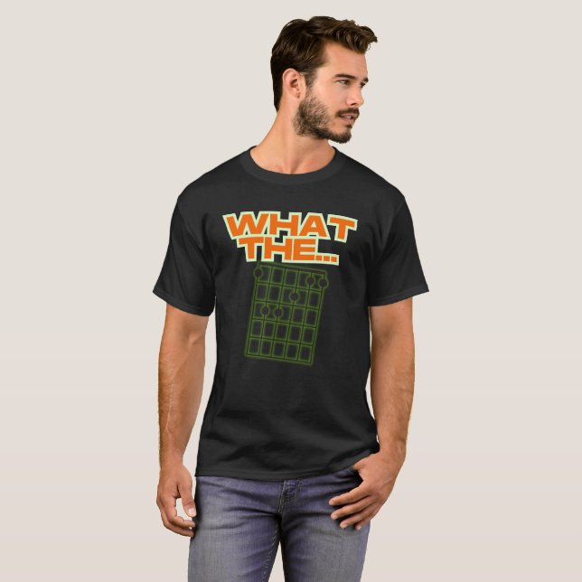 T-shirt drôle quel F (Devant entier)