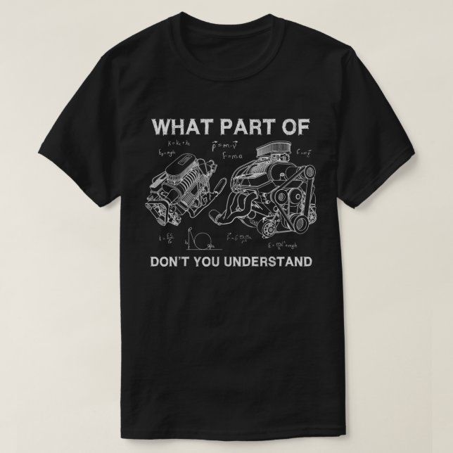 T-shirt Drôle Quelle partie de vous ne comprenez pas me mo (Design devant)