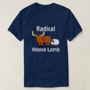 T-shirt Drôle "Radical Moose Lamb"
