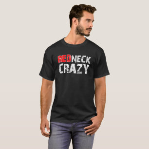 T-shirt drôle Redneck noir