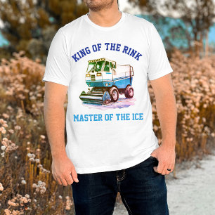 T-shirt Drôle resurfaçage de glace de hockey rétro Roi de