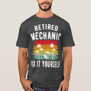 T-shirt Drôle Retraite Mécanique Dons
