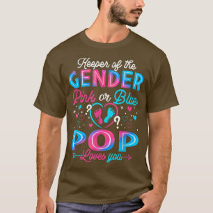 T-shirt Drôle Rose Ou Bleu Pop Vous Aime Genre Reveil Cut