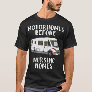 T-shirt Drôle RV Motorhome Cadeau Pour Aînés