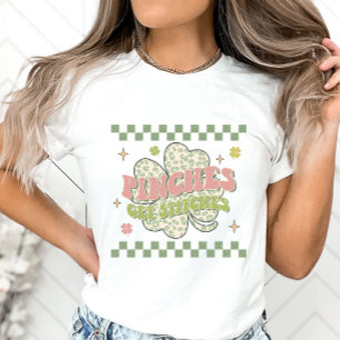 T-shirt Drôle Saint Patrick's Day, Pinches Get Stitches