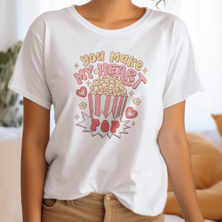 T-shirt Drôle Saint-Valentin, tu fais mon coeur