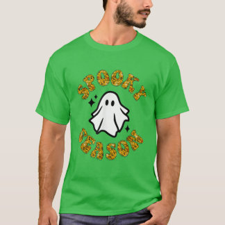 T-shirt Drôle saison Éffrayante Fantôme pour Halloween