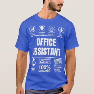 T-shirt Drôle Sarcastique cadeau unique pour Office Assist