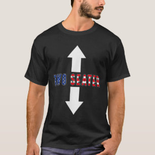 T-shirt Drôle Sarcastique deux places 4 juillet American M