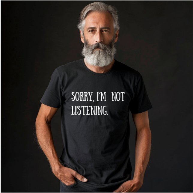 T-shirt Drôle sarcastique dit la police blanche (Créateur téléchargé)