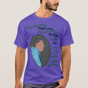 T-shirt Drôle Scottish Bu Bye Driver