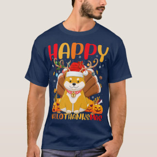T-shirt Drôle Shiba Inu Amoureux des chiens Happy Shiba In