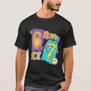 T-shirt Drôle Six Sept 6 7 Mème 67 Conception pour Femmes 