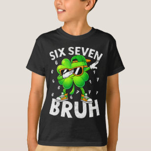 T-shirt Drôle six sept bruh st patricks day dabbing