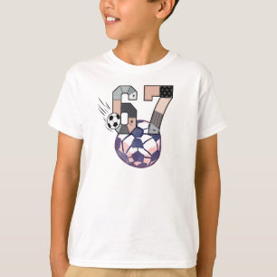 T-shirt Drôle Six Sept Football
