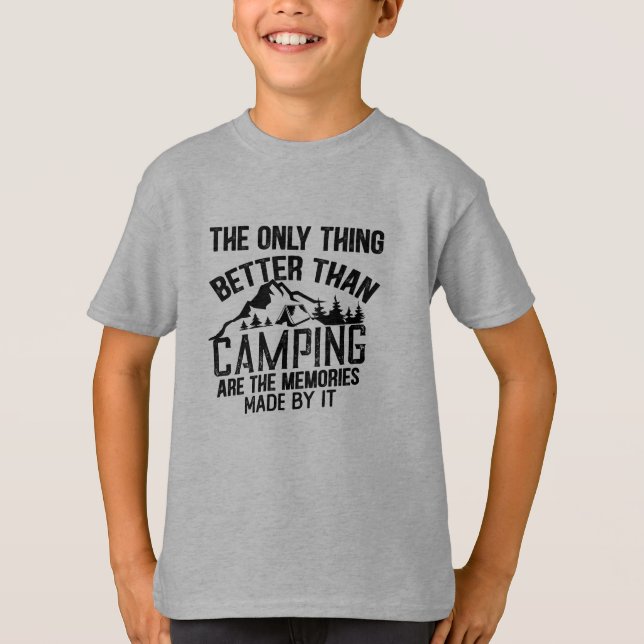 T-shirt Drôle slogan de camping été citations (Devant)