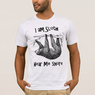 T-shirt Drôle Sloth