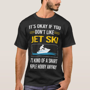 T-shirt Drôle Smart People Jet Ski