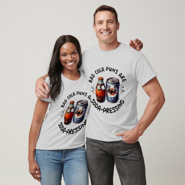 T-shirt Drôle soda mot art (Unisexe)