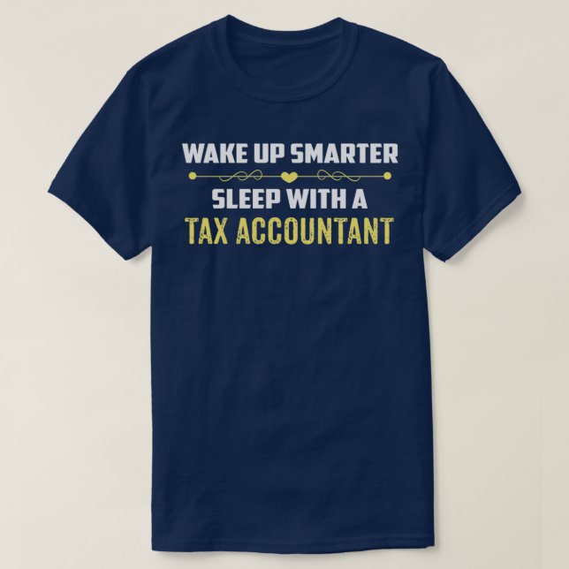 T-shirt Drôle Sommeil Avec Comptable Fiscale (Design devant)