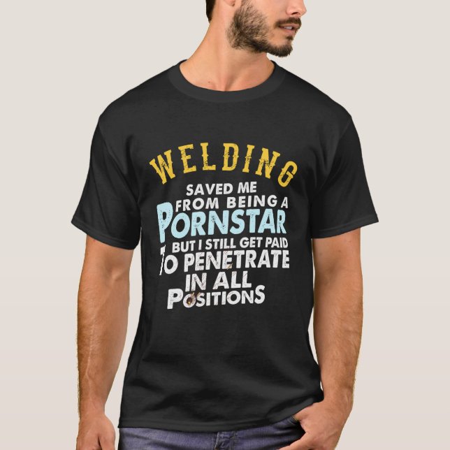 T-shirt Drôle Soudage Fiers Cadeaux Soudeur Pour Petit Ami (Devant)